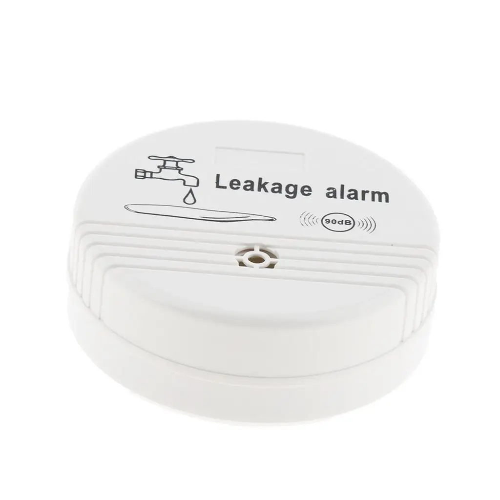 9V Battery Power Wireless Water Leakage Sensor Detector Alarm 3.15x1.18 inch
