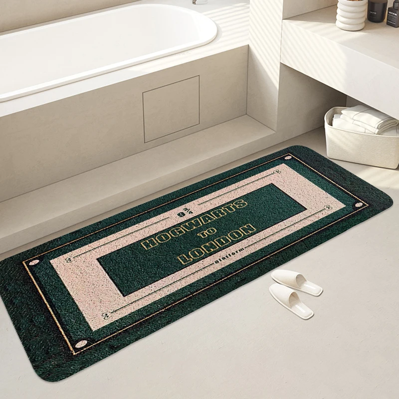 Washable Non-slip Z-Magic 9¾ Platform Nine and Three-Quarters Aesthetic Useful Home Decorations Veranda Floor Mat Rugs Baths