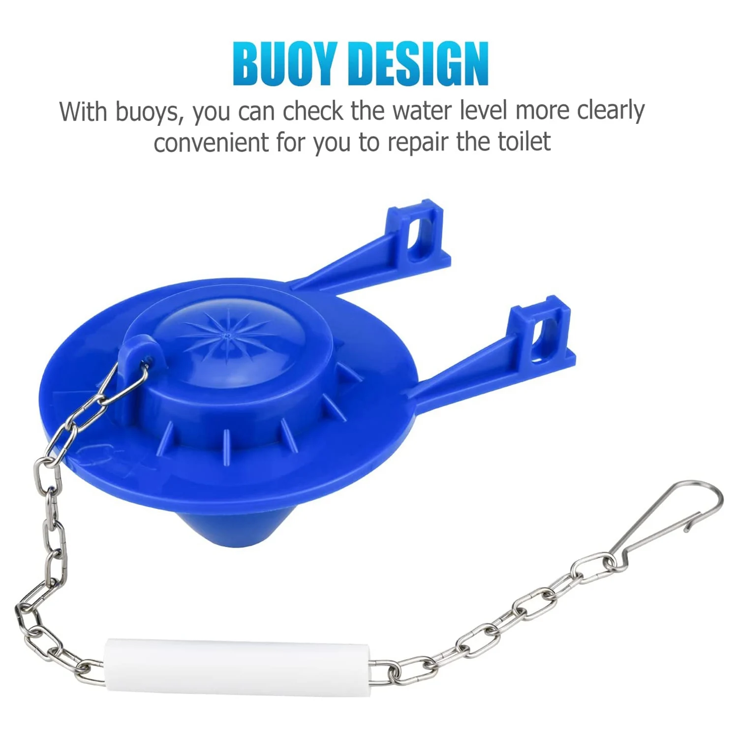 ABRN-2 Pcs Toilet Flapper 2 Inch Universal Compatible With American Standard Toilet Tank