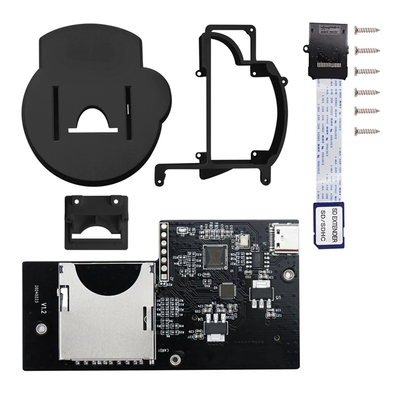 New For CUBEODE V1.2 Optical Drive Emulator+3D Printer Mount Kits For NGC Optical Drive Emulator For NGC Gamecube Console