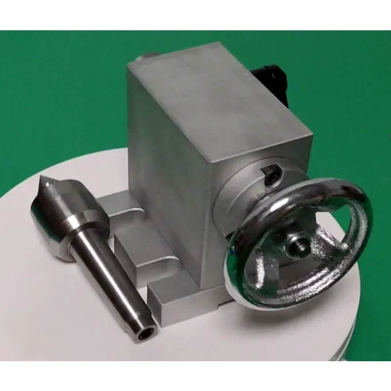 80mm 3‑Jaw Chuck Tailstock Accessory, Replacement Spare Part for 4th Axis Rotary Axis Woodworking Router Engraver Carver Tools
