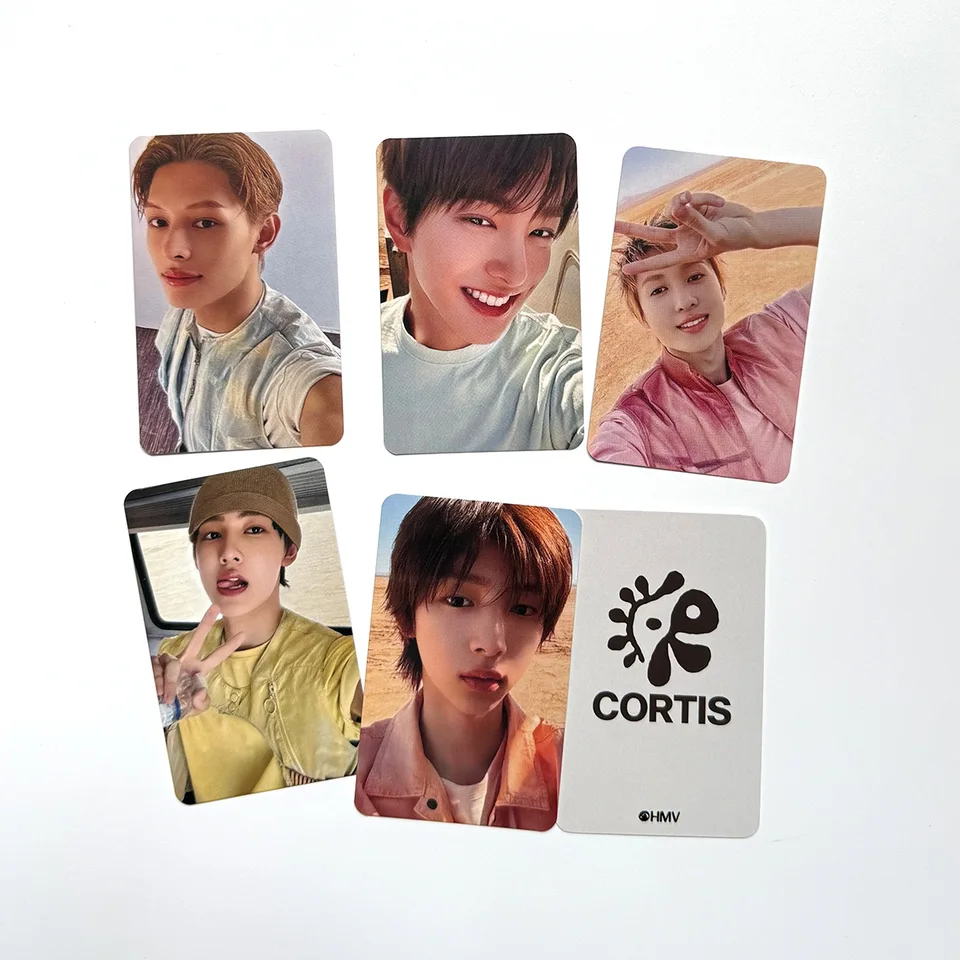 5pcs/set Kpop CORTIS Photocards Album PhotoCards BOARDCAS Lucky
