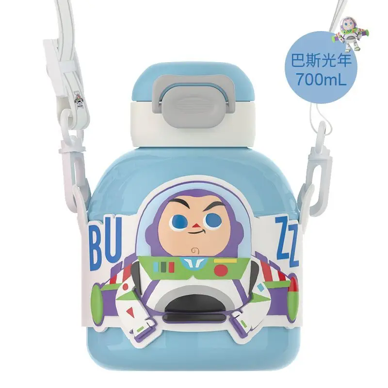 Buzz Lightyear Lotso Alien new cute and fun cartoon pattern crossbody portable big belly insulated kettle for boys and girls