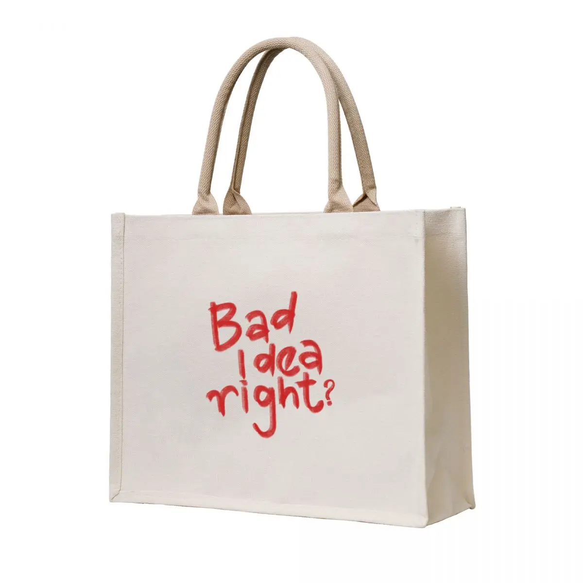 

OLIVIA BAD IDEA RIGHT Tote Bag tote bag cute pouch bag reusable shopping shopper woman
