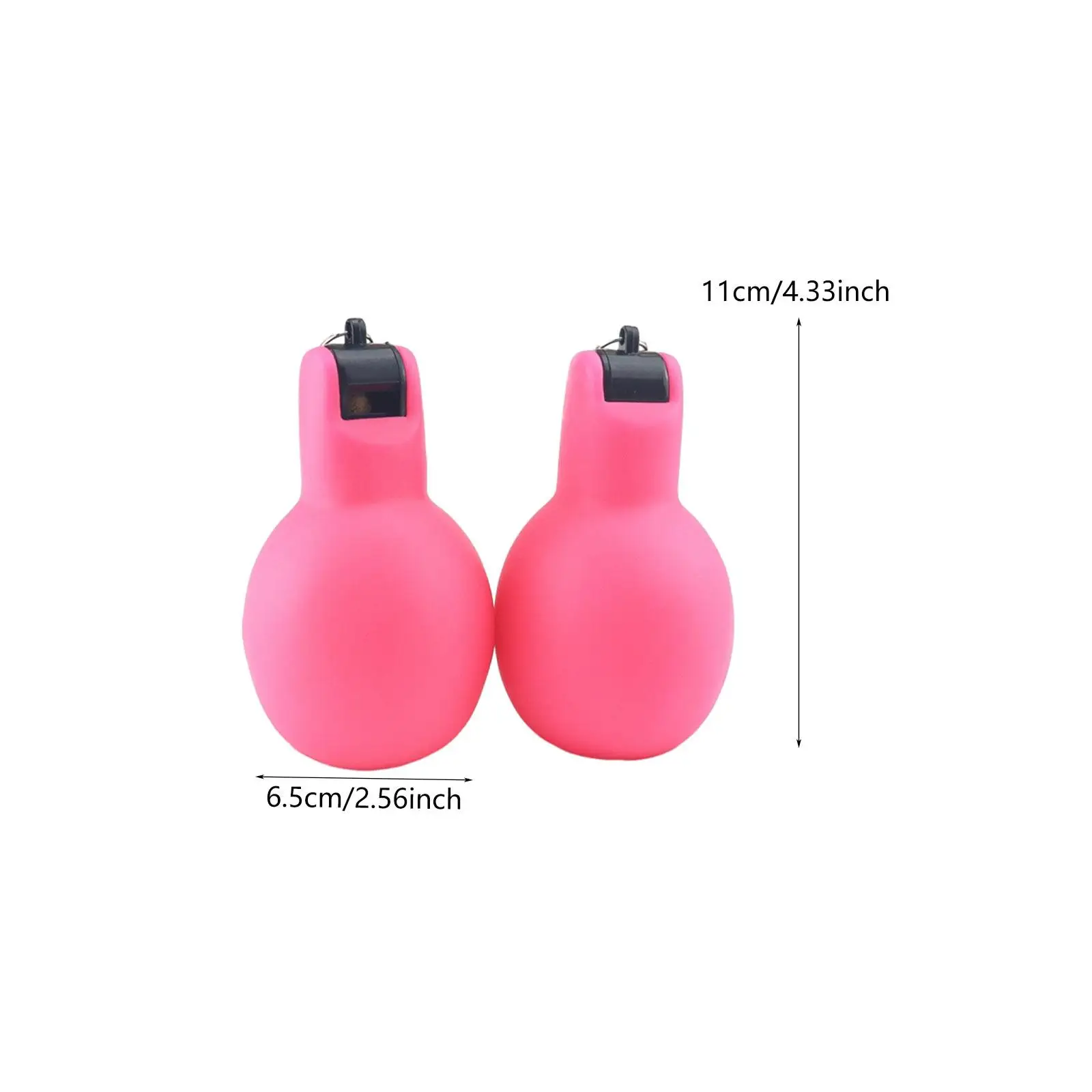 2Pcs Hand Squeeze Whistles Coaches Whistle Loud Sound Handheld Trainers Whistles Sports Whistle for Home School Indoor Outdoor