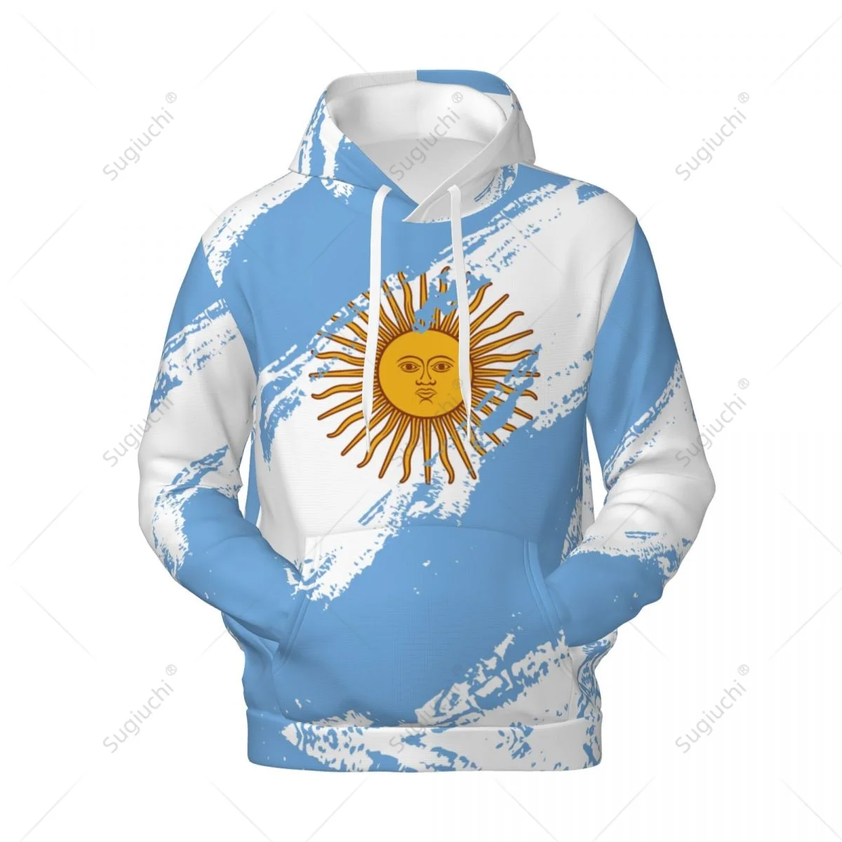 Unisex Argentina Flag Color Hoodie 3D Men Women Harajuku Sweatshirt Pullover Hoodies Polyester Casual