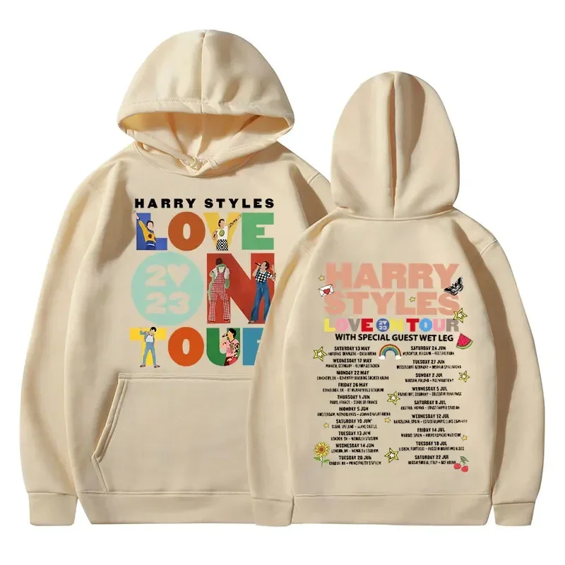 Love on Tour Concert Hoodie Harajuku Hip Hop Oversized Hoodies Unisex Y2k Clothes Long Sleeve Hooded Sweatshirts Streetwear 3XL