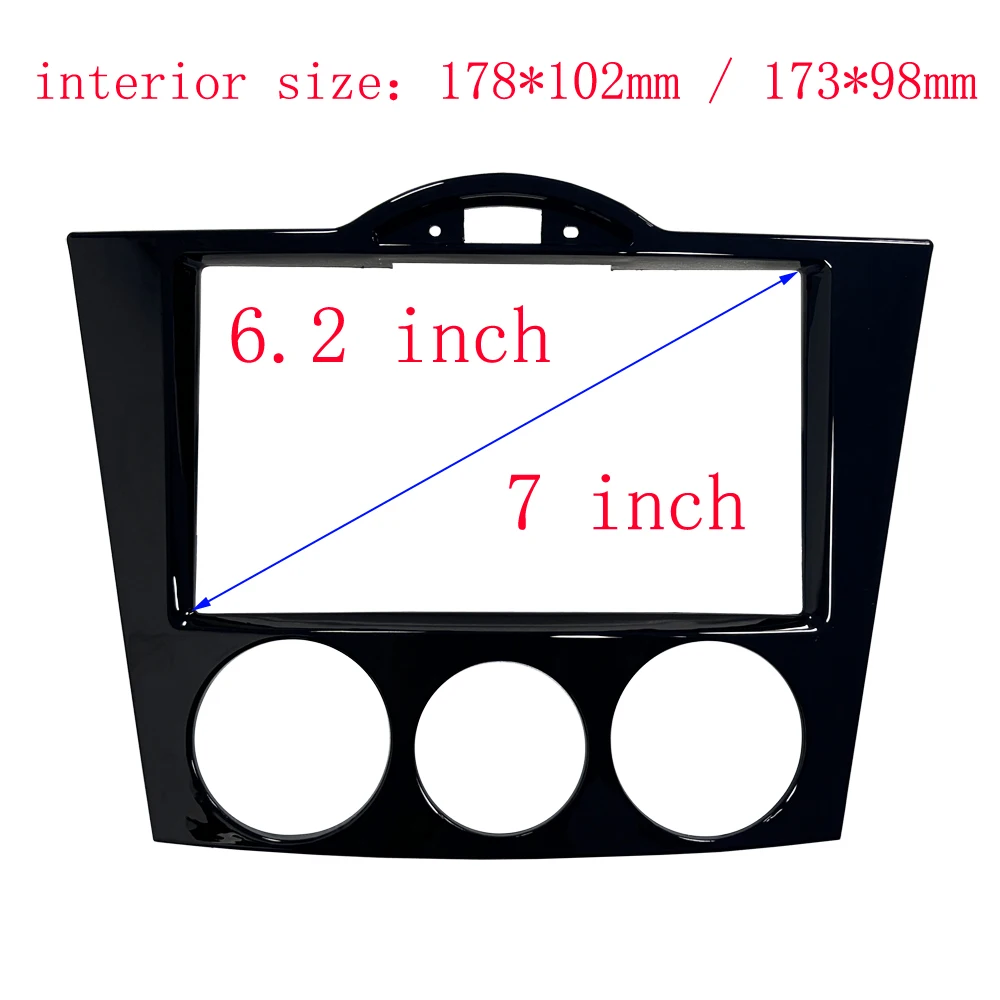 HAOCHEN 7/9 Inch 2 DIN Car Frame Fascia For Mazda RX8 RX-8 2003-2008 Android Radio Audio Dash Fitting Panel Kit