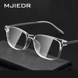 Fashion New Titanium Square Transparent Glasses Ultra light Eyeglasses TR90 Optical Prescription Frames Man Woman