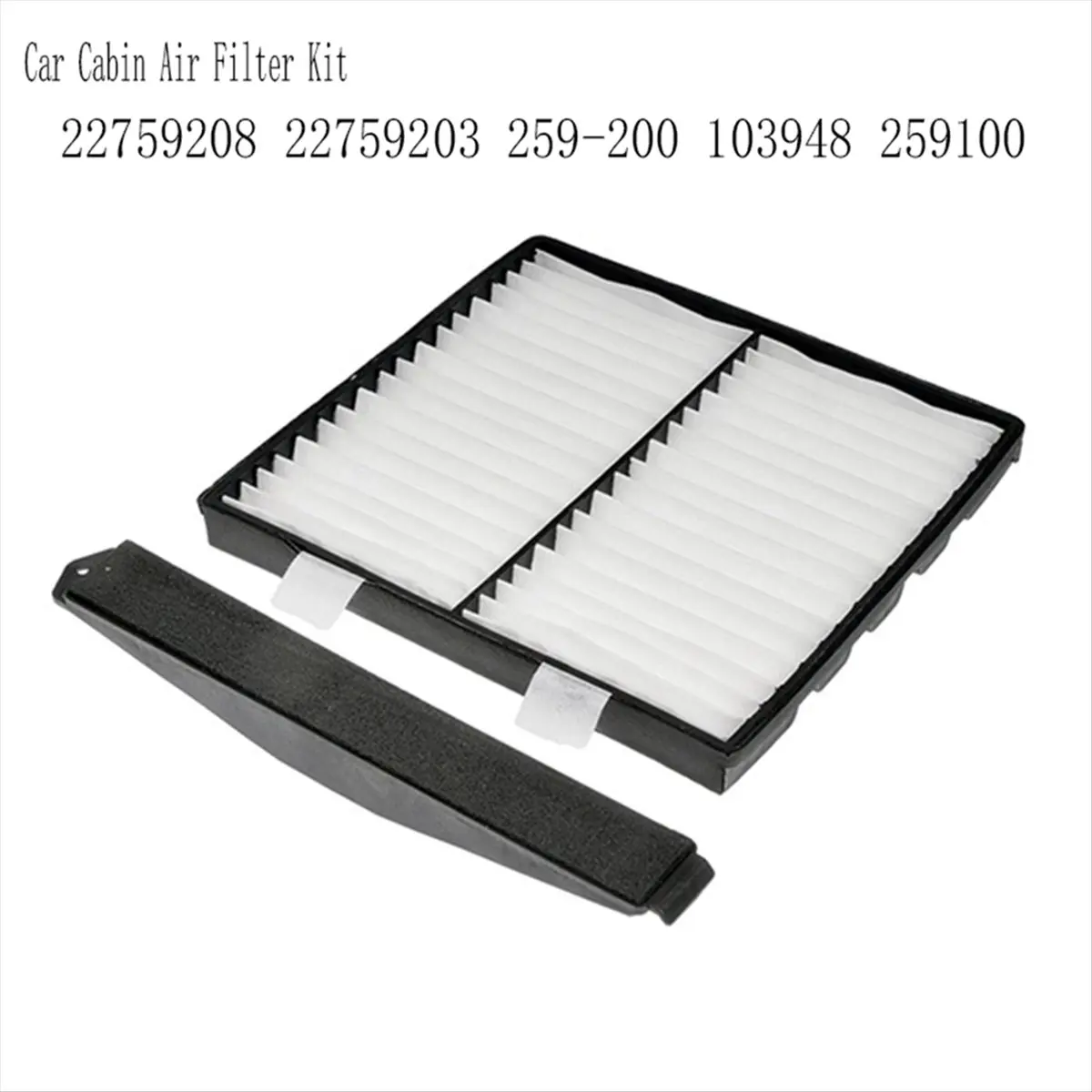 #33R Car Cabin Air Filter Kit for GMC Chevy Silverado Sierra Tahoe Yukon,Air Filter For Cadillac,(Plastic)