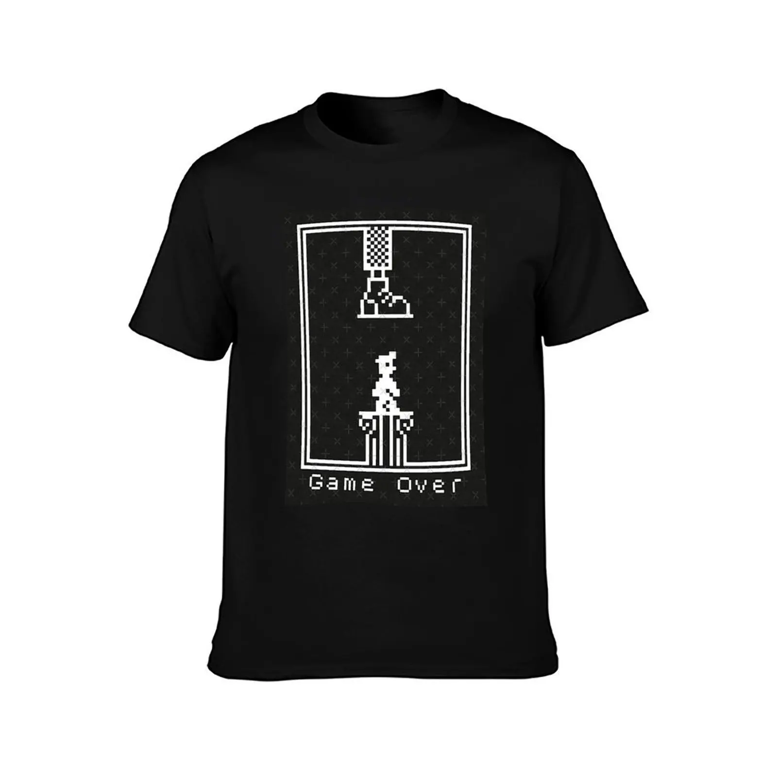 8-Bit Heroes Manic Miner Game Over ZX Spectrum T-Shirt custom t-shirts summer tops cotton graphic tees plain black t shirts men