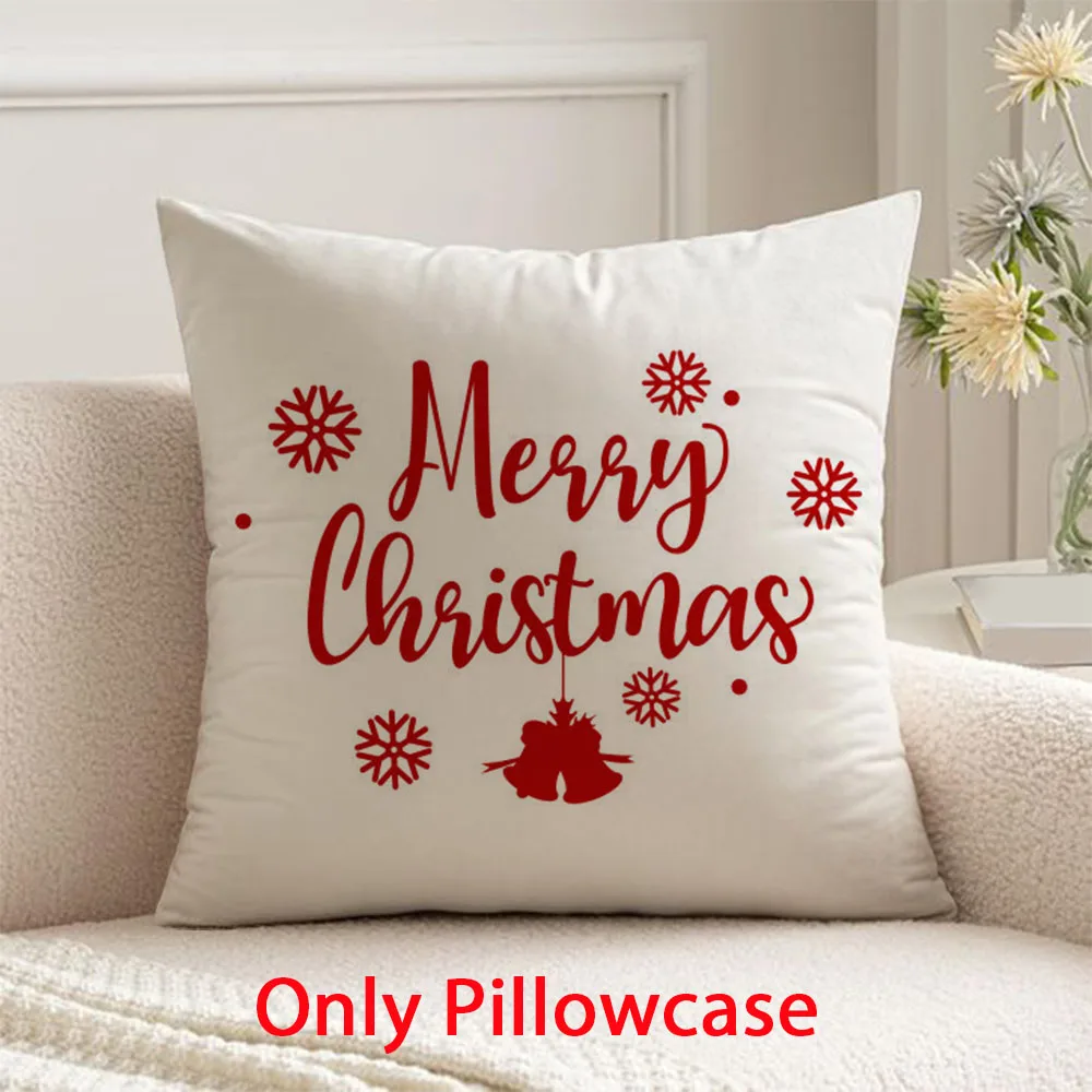 

Christmas Pillow cover winter Merry Christmas decorative 45x45 cushions cover for New Year home decor pillow case