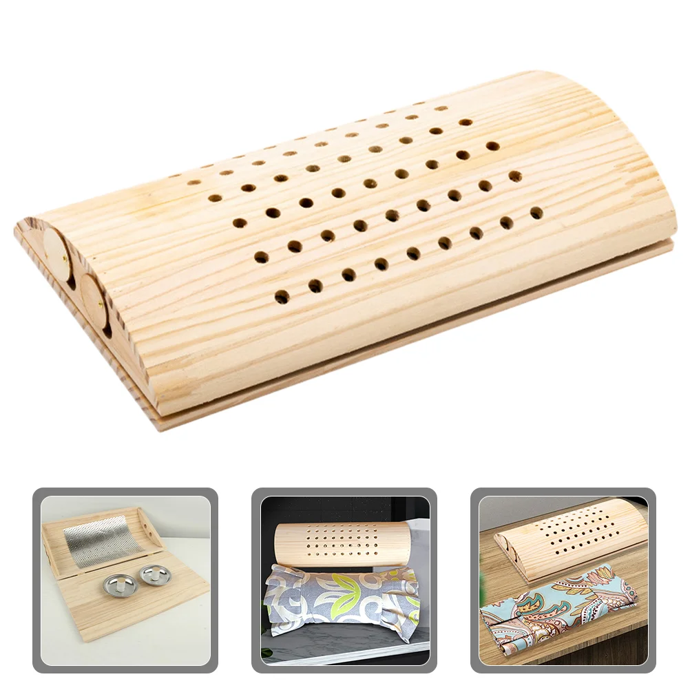 

Pillows Lumbar Convenient Burner Wooden Reusable Moxibustion Sleep Accessory Massage Household Cervical Smooth