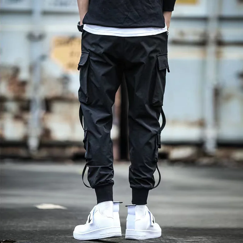 الخريف الشتاء Fce اصطف الرجال سراويل تقليدية فضفاضة تناسب ملابس العمل بنطلون الشارع Sle Harajuku فضفاض طماق الرياضة الترفيه...