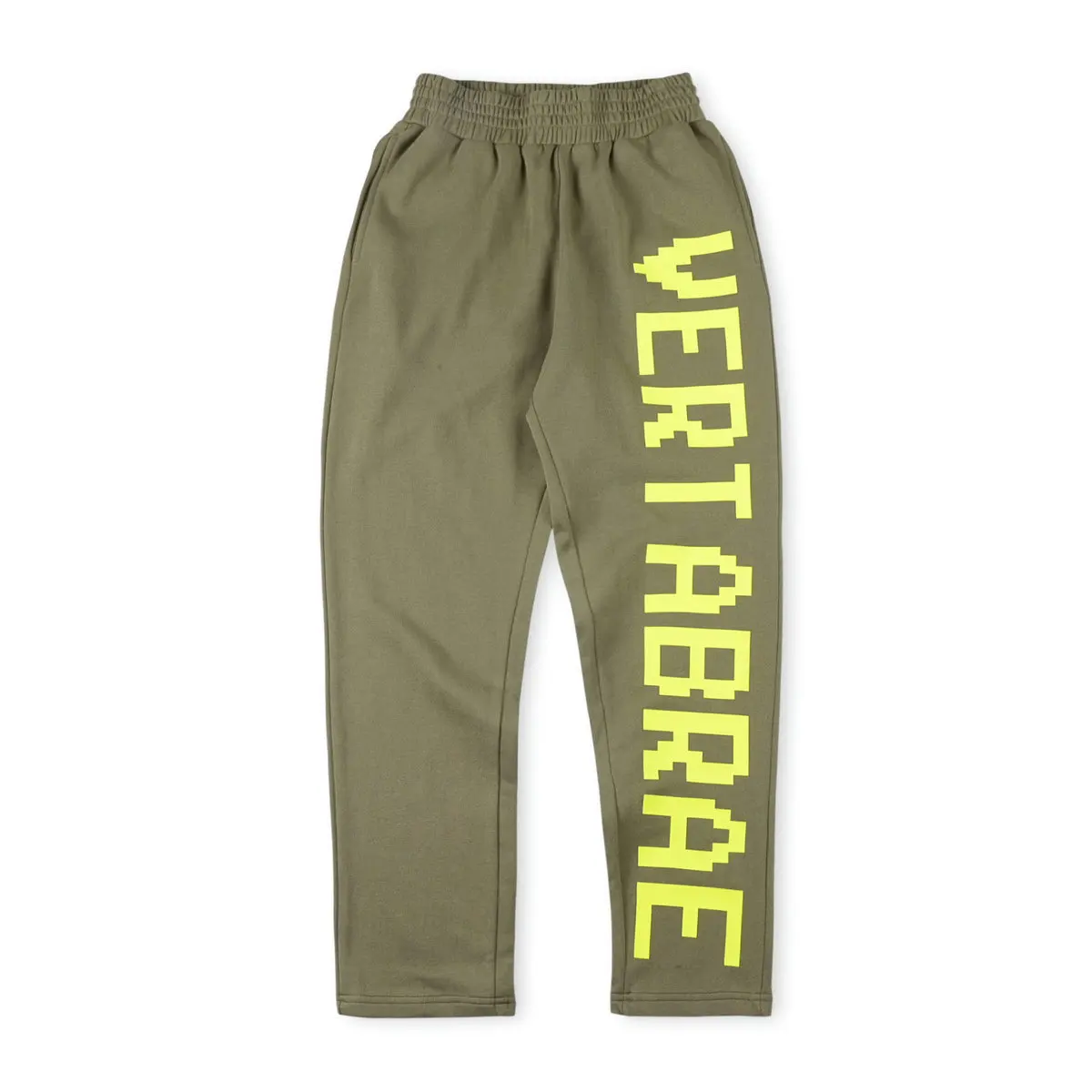 Vertabrae sweatpants European and American Simple Style letter multi-color sporty men's and women's casual trousers