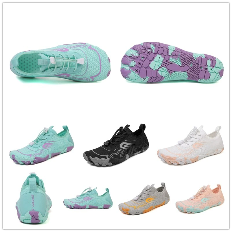 Women Men Aqua Shoes Five Fingers Upstream Wading Barefoot Outdoor Swimming Surfing Water Shoes Beach Sports Gym Sneakers Unisex