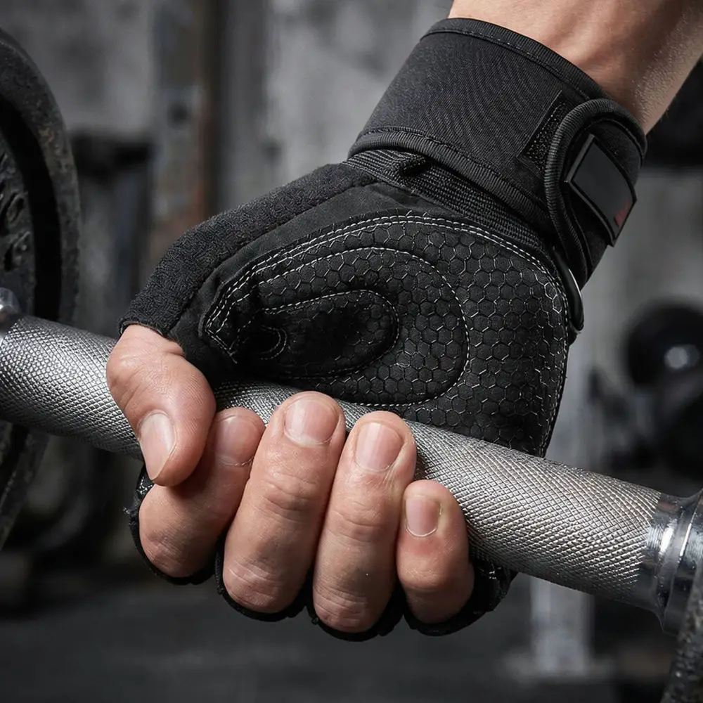 Breathable Weightlifting Gloves For Sffit Fitness Training Gym Wrist Support Protector Anti Slip Workout Bodybuilding