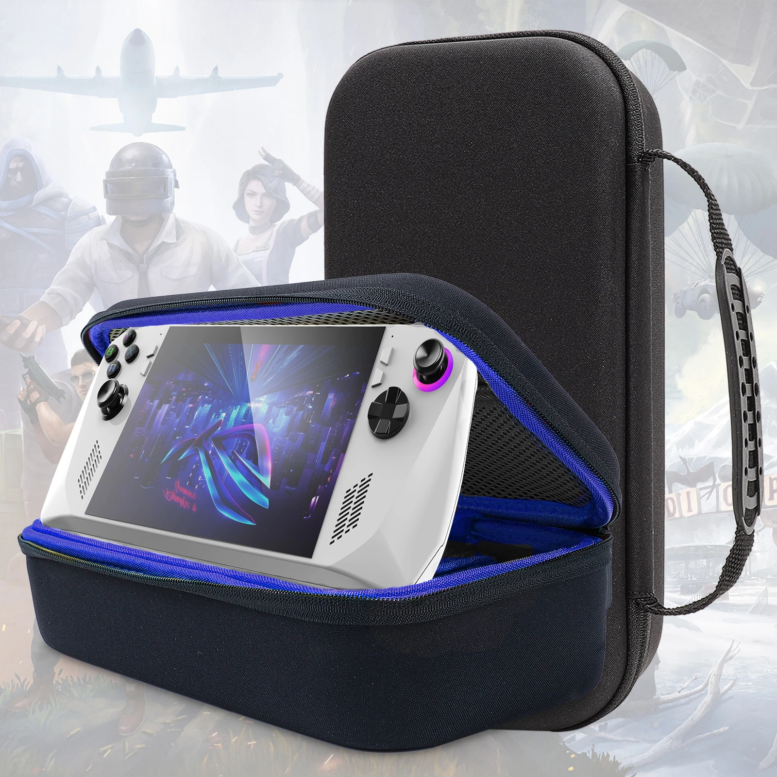 

For ROG Ally Double Layer Storage Bagfor ROG Ally Gaming Console Portable Carrying CaseGaming Console Protective Storage Bag