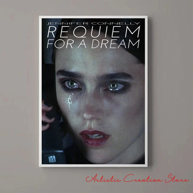 Requiem for A Dream Posters 2000s Popular Classic Movies Art Canvas Painting and Print Pictures Modern Bedroom Coffee Home Decor