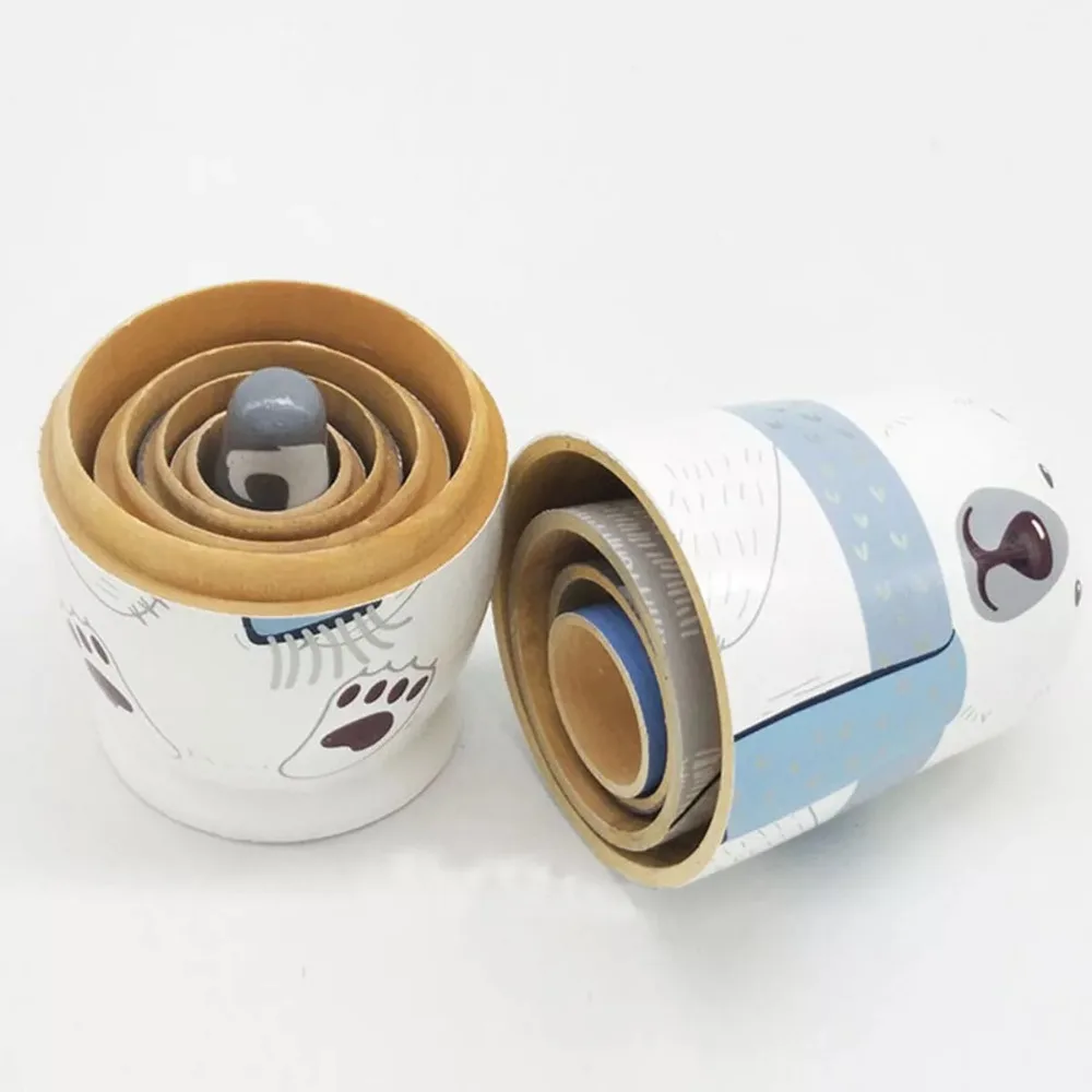 

Набор из 5 деревянных матрешек-белков (6 дюймов) для декора дома, подарок, украшения