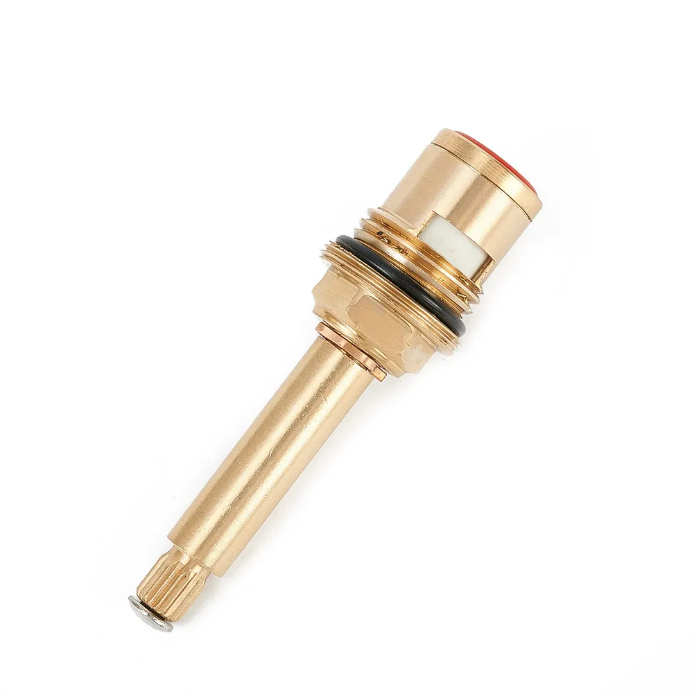 Long Tall Stem Shower Bath Tap Valve Cartridge with Quarter Turn Flow and Copper Body Suitable for Valve Replacement 20 1/2 Inch