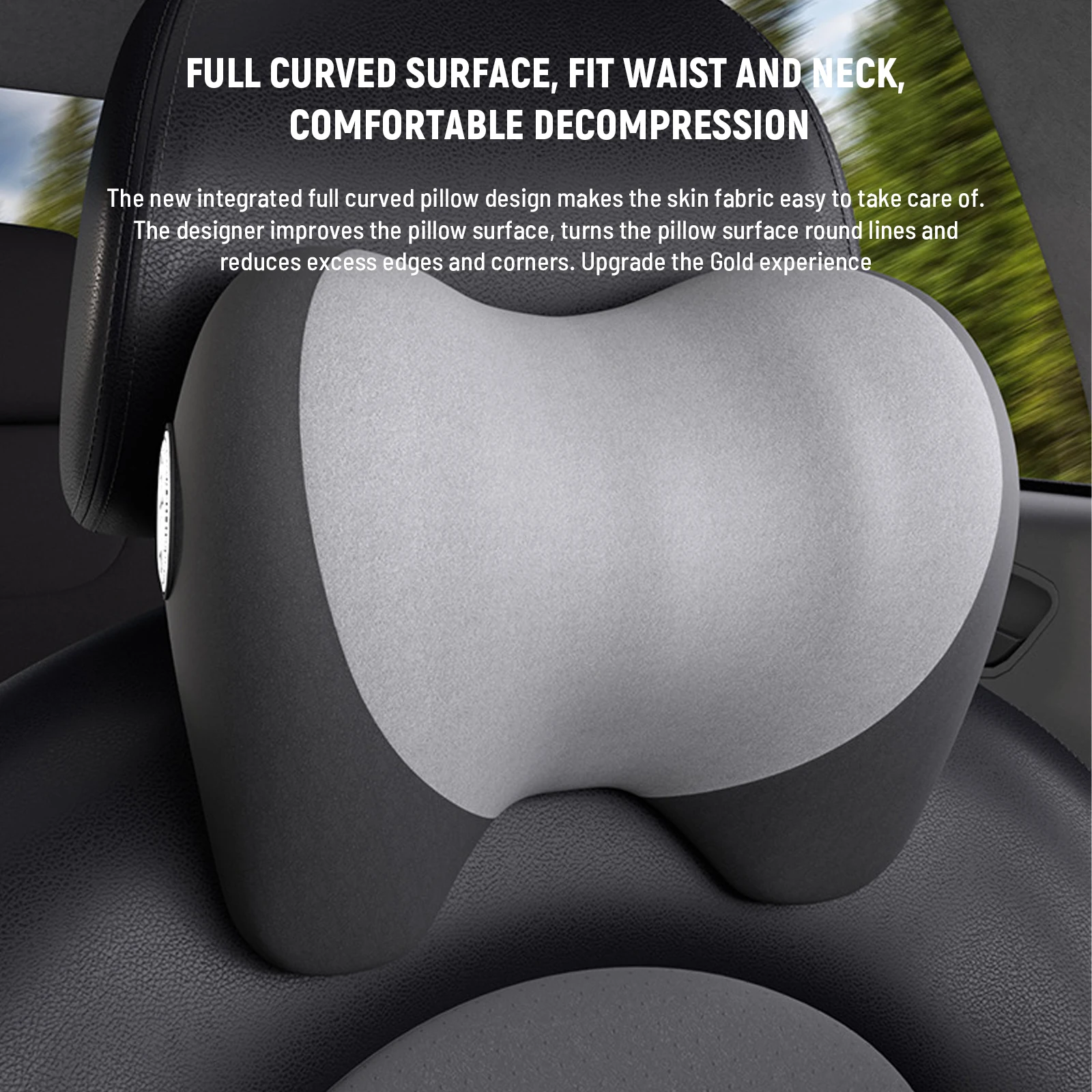 

Four Seasons Car Headrest Neck Pillow Memory Foam Car Cushion Seat Car Cervical Neck Pillow