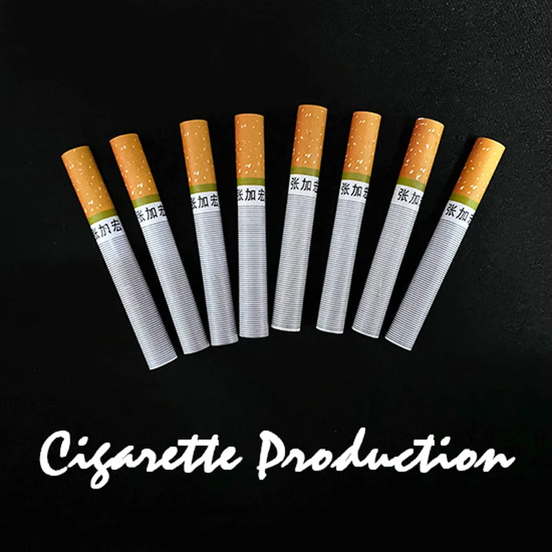 Cigarette Production Close up Magic Tricks Stage Magic Illusions Gimmick Cigarette Appear From Empty Hands Mentalism Magic Show