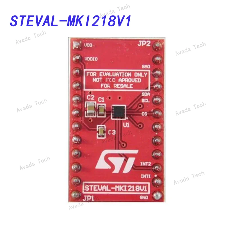 Avada Tech-Multifuncional Adapter Board, Sensor Development Tool, padrão DIL, 24 soquete, STEVAL-MKI218V1, AIS2IH