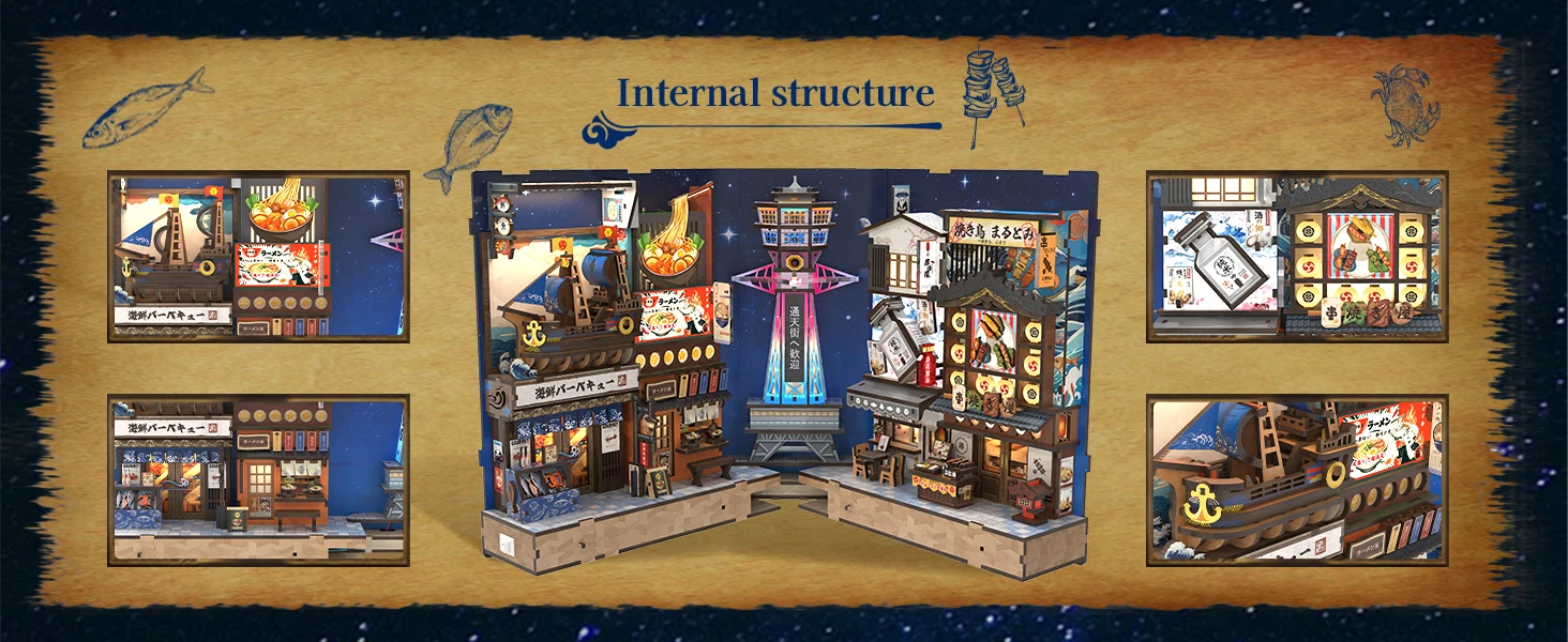CUTEBEE DIY Book Nook Kit 3D Wooden Puzzle Mini Miniature House Bookshelf Decor Craft Kit for Adult Birthday Christmas Gift Idea