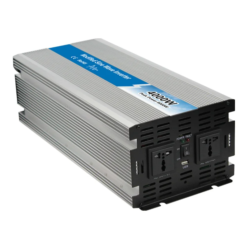 4000W 48V to 100v/110v/120v modified sine wave inverter 24V dc to 220V ac 4000 watt power inverter