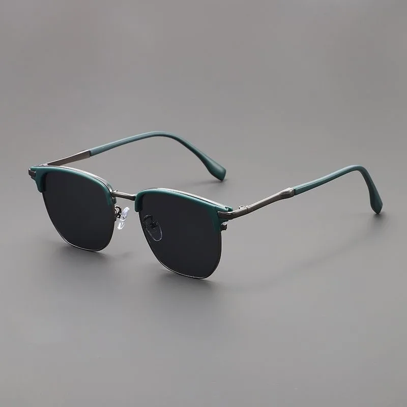 Luxury Square Sunglasses Men Women Brand Designer Trend Alloy Frame Sun Glasses Vintage Gradient Male Female Oculos Feminino view 4