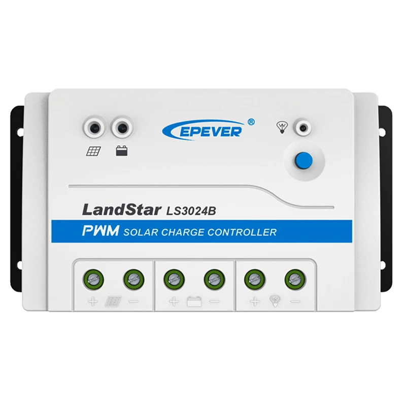 

LS3024B PWM Charge Controller 30A 12/24V Auto Solar Charge Controller With RS485 Interface And Optional Remote Meter