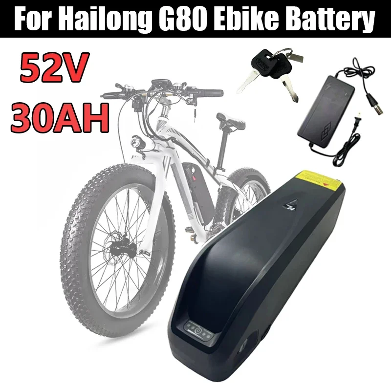 52V 30Ah suitable for Hailong G80, suitable for various electronic devices, transportation equipment 18650 battery pack 750W 500