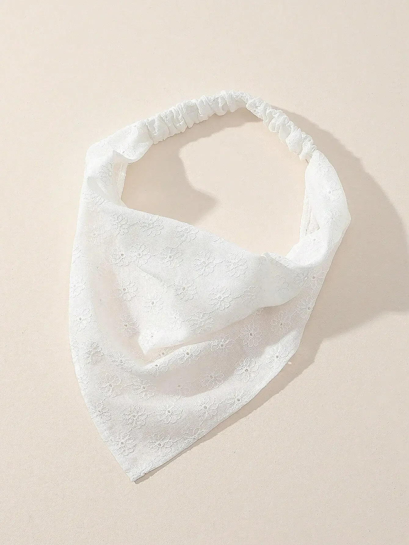 قطعة واحدة من عصابة الرأس بتصميم مطرز بالزهور مصنوعة يدويًا مع حافة صدفية، مثالية للاستخدام اليومي والعطلات #2