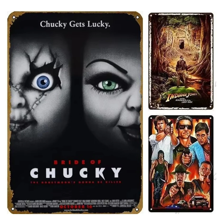 معدن القصدير تسجيل المشارك الكلاسيكية لعبة فيديو فيلم المشارك لوحة معدنية ديكور بار نادي المنزل جدار علامات لوحة حديدية الزخرفية اللوحة #3