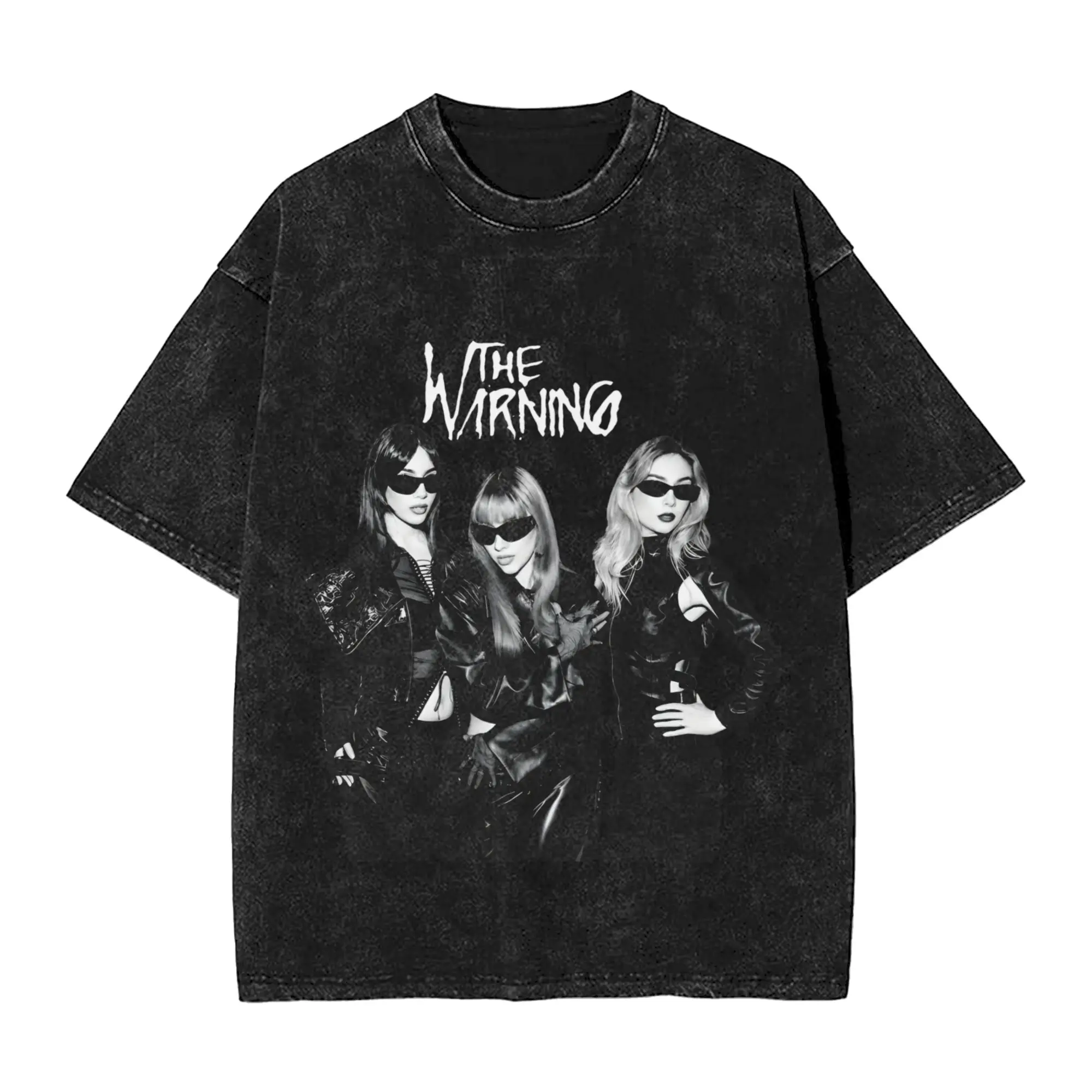 The Warning Alternative Rock Band Accessories Washed T Shirts Men Women Streetwear Hip Hop T-Shirts Summer  Tee Shirt