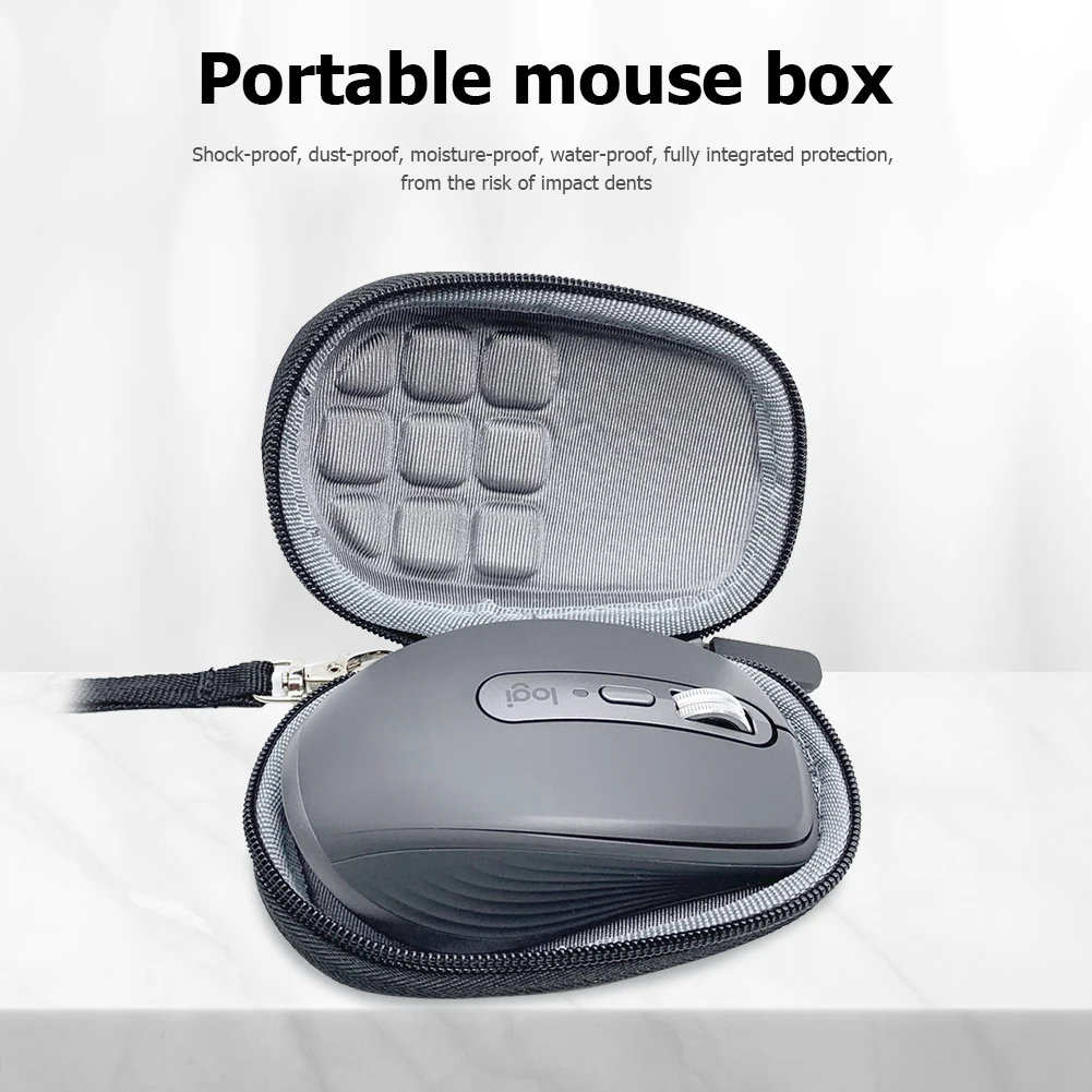 Wireless Mobile Mouse Travel Bag Portable Carrying Case EVA Storage Bag for Logitech MX Anywhere 3 Accessories