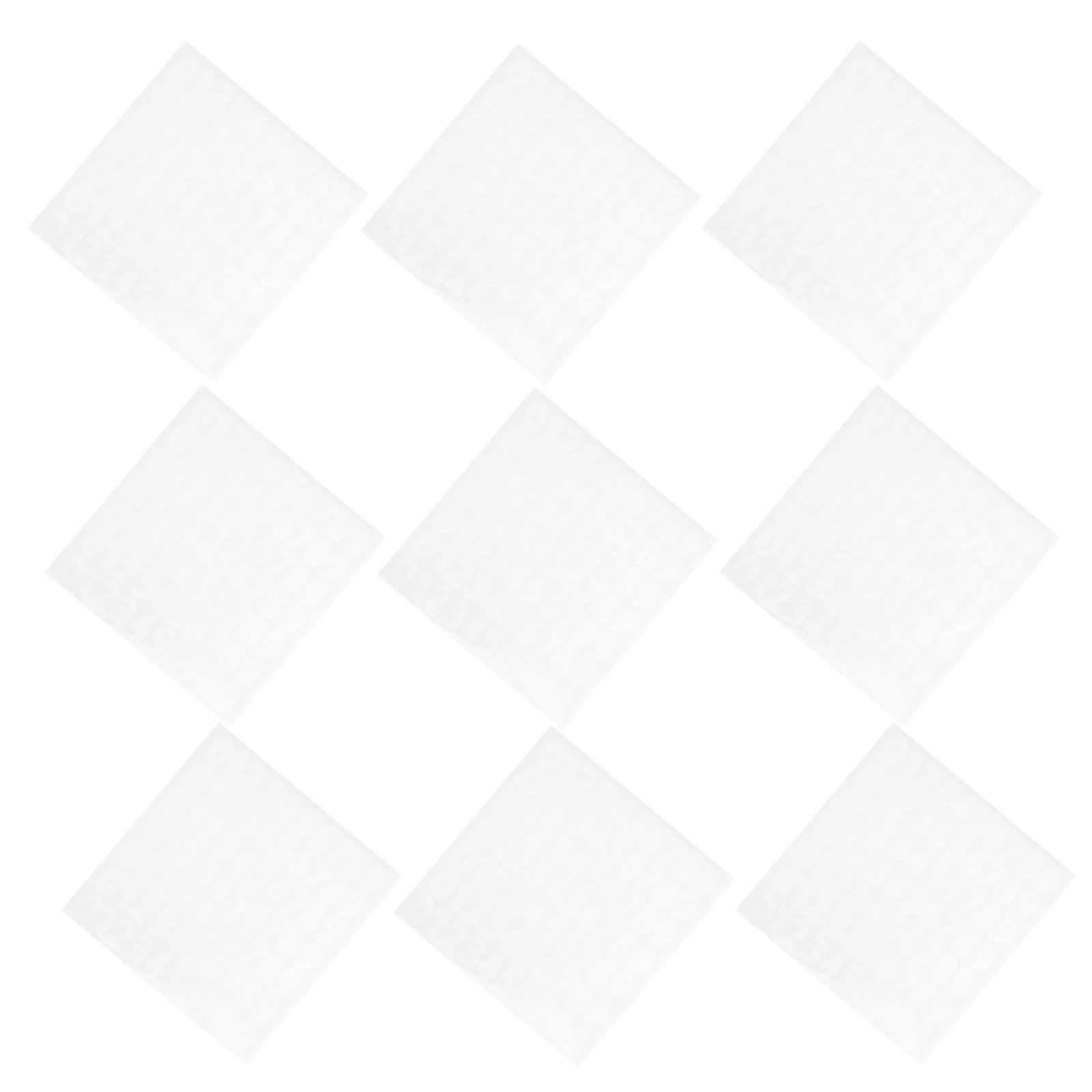 

15 Sheets Label Number Stickers Labels Adhesive Numbers DIY Mailbox Address Door