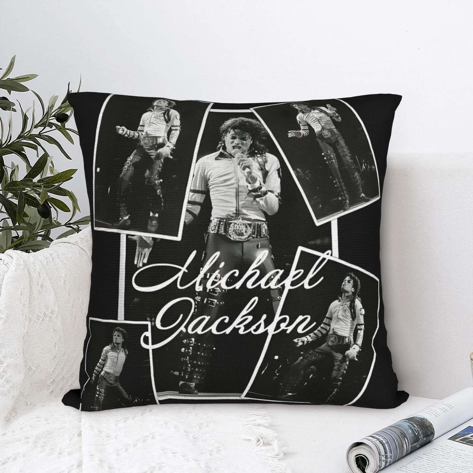 Michael Jackson Tour Dance Pillow Cover  Graphic Cushion Cover Morden Pillow Case For Living Room Chair