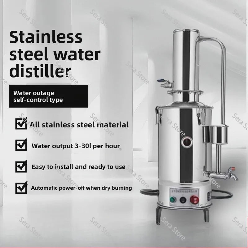 All Stainless Steel Electric Distiller Distilled Water Machine Generator Automatic Device 5L10L20L