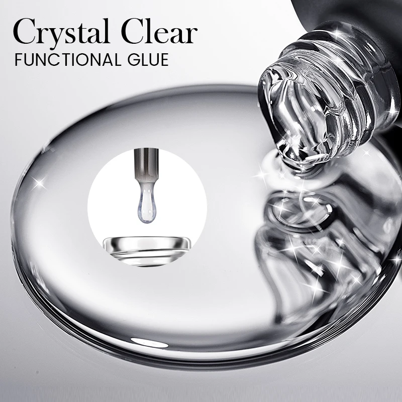 BORN PRETTY PRO Neu 16 Optionen Clear Hema Free Functional Gel 15 ml Top Coat und Base Gel Rubber Base Gel Nagellack