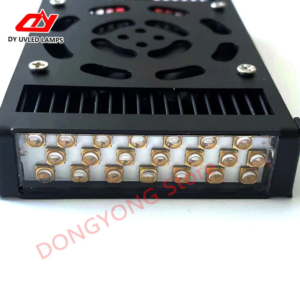 

5015 Fan Cooling Ink Curing Lamp 395nm For Parking Space/Wall/Ground DX5 XP600 UV LED Printer Drying Blue-Violet Lights