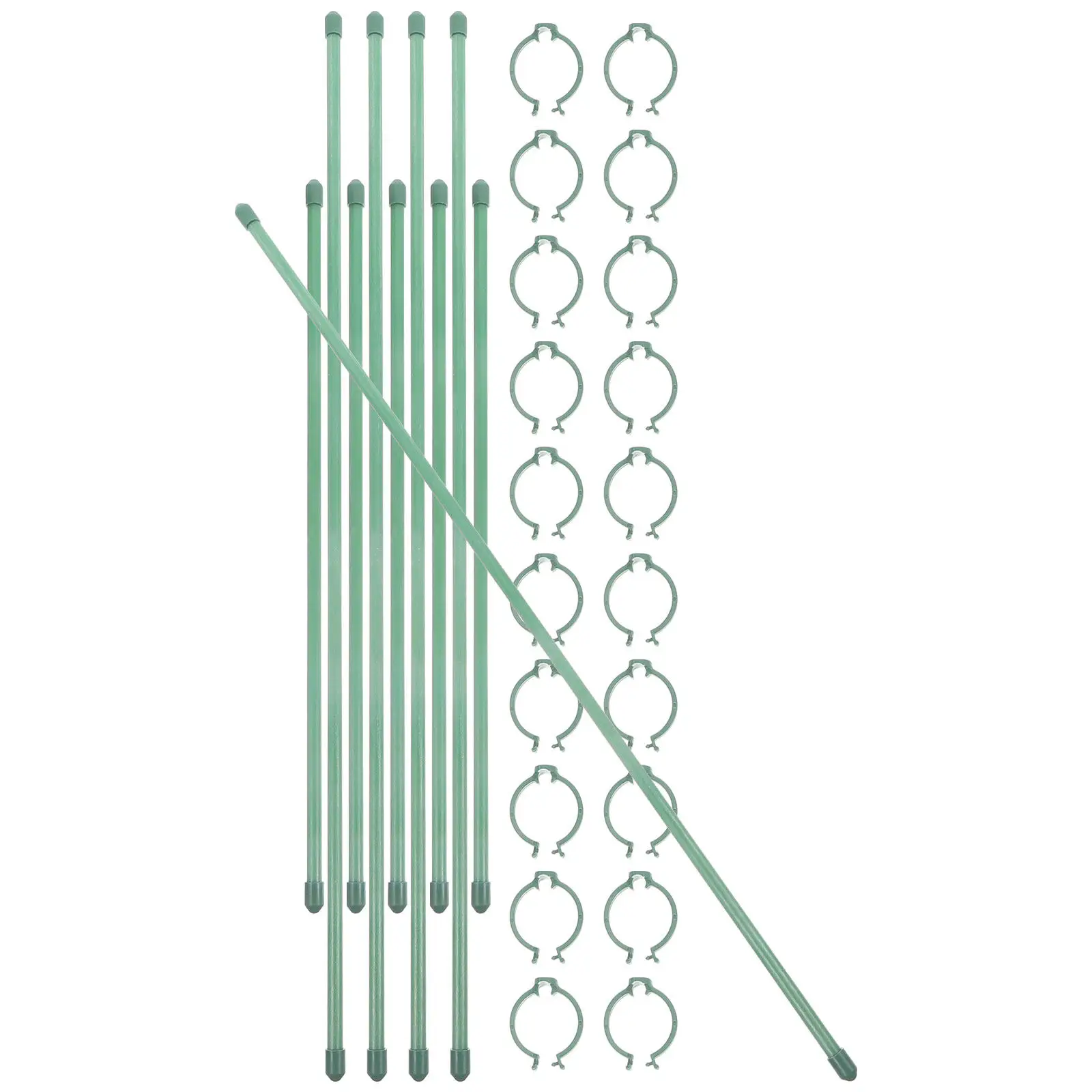 

Набор из 1 прочного опорного колышка для растений, для поддержки одного стебля цветов, орхидей, роз, садовых растений, для вьющихся растений, полезный для садоводства
