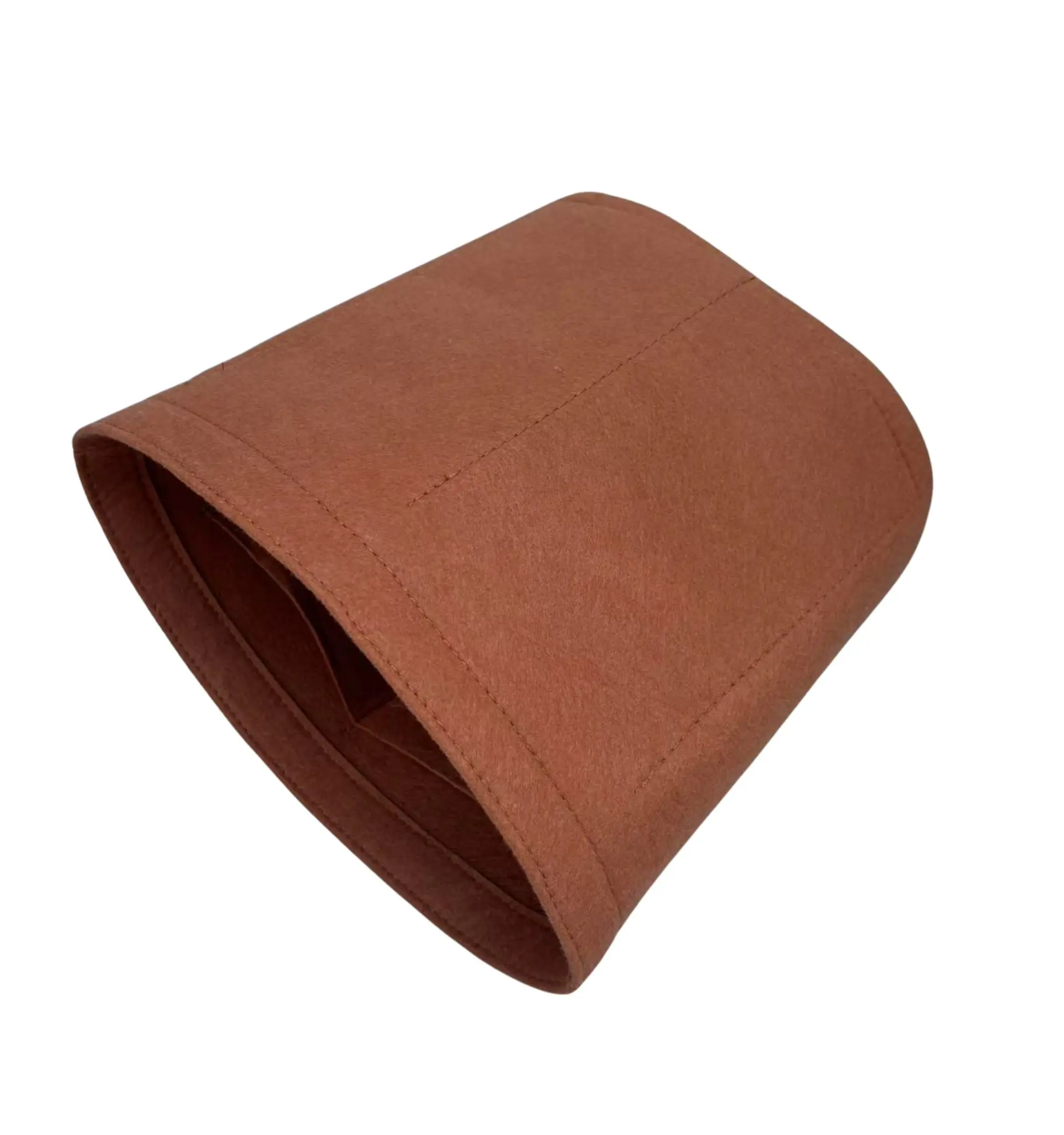 For L V Bucket GM Monogram Bag Insert Organizer round Bags Inner Liner Accessories with Detachable Keychain for Bag Organization