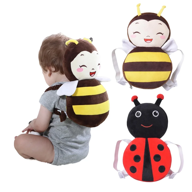 

Anti collision head design Cartoon cute plush backpack animal backpack boy girl school backpack outing leisure bag