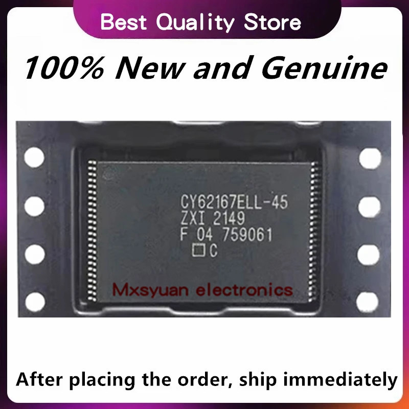 5PCS~20PCS/LOT Original CY62167ELL-45ZXI TSOP-48 100% New and Genuine
