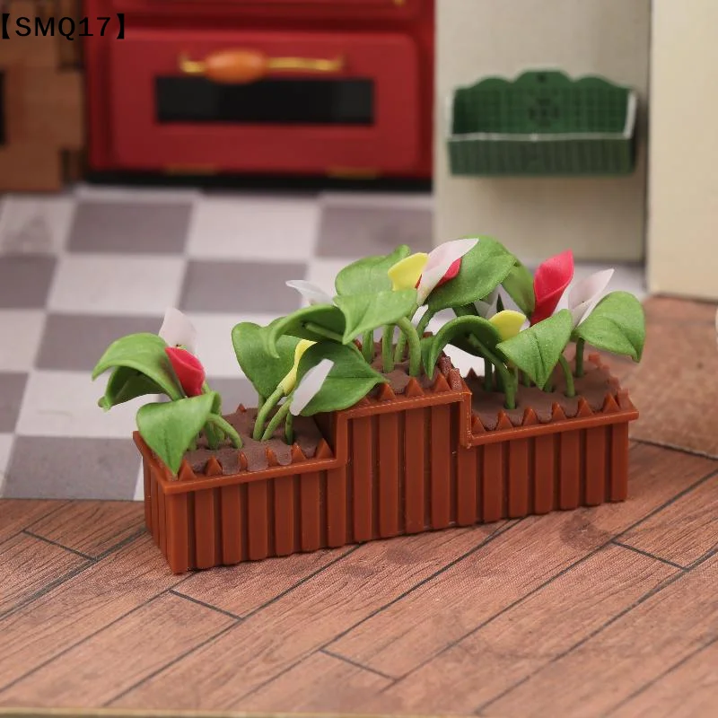 Bonsai Garden House - Ornamen Tanaman Pot Miniatur Calla Lily
