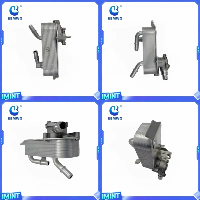 BEMWQ High Quality Cooling System Oil Cooler for N46 E90 E84 E88 E82 E93 E92 17217529499 17217551647