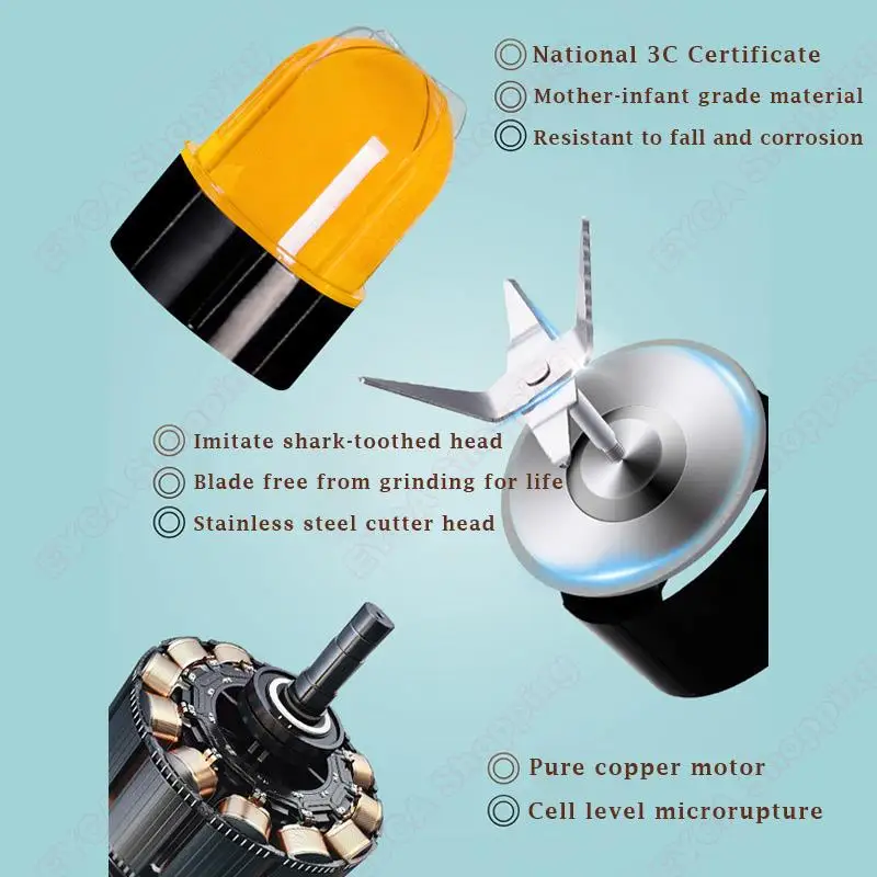 4/5 In 1 Multifunctional Bullet Blender, Food Chopper Juicer Mixer, Home Kitchen Fruit Juice Blender For Summer Drinks Kitchen