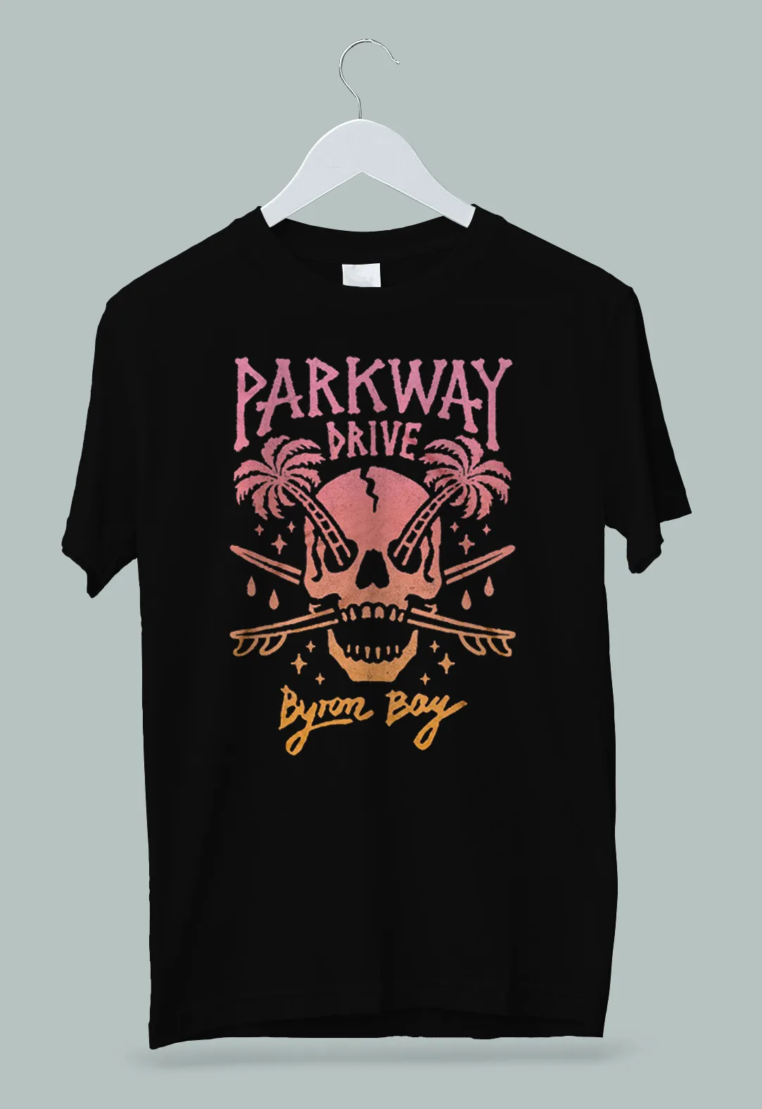 Parkway Drive Skull Palms T-Shirt S-2XL